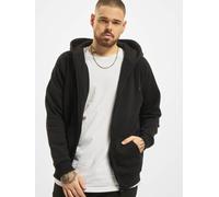 bequemer URBAN CLASSICS Herren Hoodie Kordelzug Reißverschluss 380 g/m² mit Baumwolle Schwarz XL