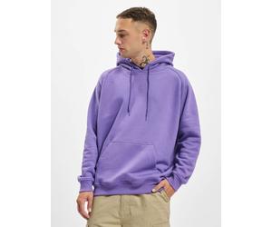 bequemer URBAN CLASSICS Herren Hoodie Kordelzug Rippstrick 380 g/m² mit Baumwolle Violett M