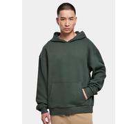 bequemer URBAN CLASSICS Herren Hoodie Kordelzug Rippstrick 460 g/m² mit Baumwolle Grün L