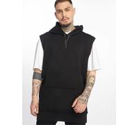 Urban Classics Open Edge Sleeveless Hoodie Herren-Kapuzenpullover - schwarz M