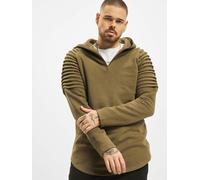 Urban Classics Pleat Sleeves Terry Hoody Männer in Gr. M in Olive