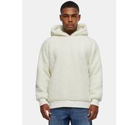 bequemer Urban Classics Herren Hoodie Rippbündchen Kapuze 330 g/m² Ecru-Weiß L