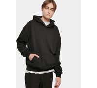 bequemer Urban Classics Herren Hoodie Rippstrick Kapuze 300 g/m² mit Baumwolle Schwarz XXL