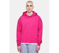 Kapuzensweatshirt URBAN CLASSICS "Urban Classics Herren Organic Loose Hoody" Gr. L, pink (hibiskuspink), Herren, 100% Baumwolle, Sweatshirts (41269550-L) hibiskuspink