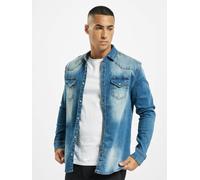 bequemes Brandit Herren Jeans-Jacke Stretch mit Baumwolle Blau 5XL