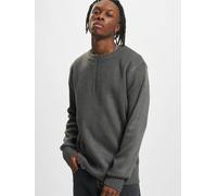 bequemes Brandit Herren Sweatshirt Reißverschluss gefüttert Grau L