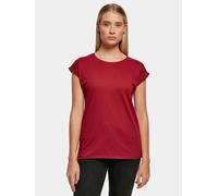 bequemes Build Your Brand Damen T-Shirt 140 g/m² mit Baumwolle Rot M