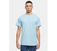 bequemes Build Your Brand Herren T-Shirt 180 g/m² mit Baumwolle Hell-Blau XL