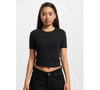 bequemes DEF Damen T-Shirt mit Baumwolle Schwarz XS