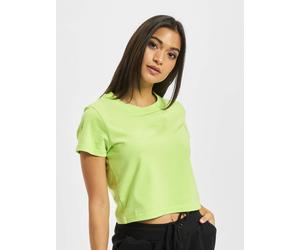 bequemes DEF Damen T-Shirt Stretch mit Baumwolle Lime-Grün S