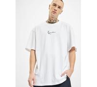Oversized T-Shirt mit Logo-Stitching XS men Weiss