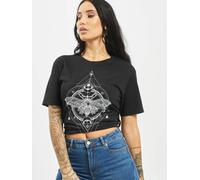 bequemes Mister Tee Damen T-Shirt Rippstrick 180 g/m² mit Baumwolle Schwarz 3XL