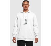 bequemes Mister Tee Herren Sweatshirt Kapuze mit Baumwolle Weiß XS