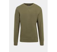 bequemes Mister Tee Herren Sweatshirt Rippbündchen 240 g/m² mit Baumwolle Khaki XL