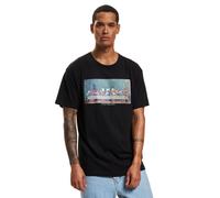 bequemes Mister Tee Herren T-Shirt 140 g/m² mit Baumwolle Schwarz L