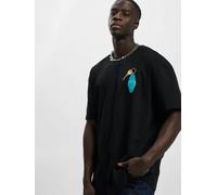 bequemes Mister Tee Herren T-Shirt 240 g/m² mit Baumwolle Schwarz XXL