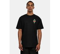 T-Shirt UPSCALE BY MISTER TEE "Upscale by Mister Tee Unisex Santa Monica Oversize Tee" Gr. M, schwarz (black) Herren Shirts Oversize (39892636-M) black