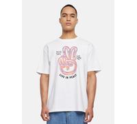 bequemes Mister Tee Herren T-Shirt Oversize 240 g/m² mit Baumwolle Weiß 4XL