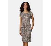 Bequemes Sommerkleid Kurzarm Midikleid "Taggien Print" Brown26 XL