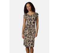 Bequemes Sommerkleid Kurzarm Midikleid "Taggien Print" Sand26 XXXL