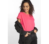 bequemes Urban Classics Damen T-Shirt 140 g/m² mit Baumwolle Pink M