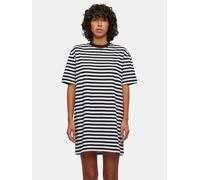 Urban Classics Damen T-Shirt-Kleid Oversized gestreift, lässig Weiß/Schwarz XL