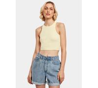 Urban Classics Ladies Cropped Rib Top in Gr. L in Gelb