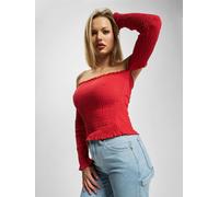bequemes Urban Classics Damen T-Shirt Stretch 180 g/m² mit Baumwolle Rot S