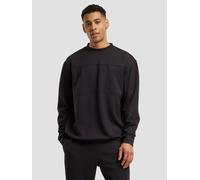 Urban Classics Pullover Scuba Zip Pocket Crew TB6740 Schwarz XL