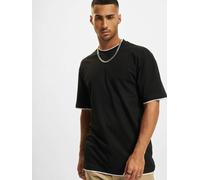 Urban Classics Herren T-Shirt Contrast Tall Tee Schwarz/Weiß Größe L