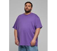 bequemes URBAN CLASSICS Herren T-Shirt 240 g/m² mit Baumwolle Violett S