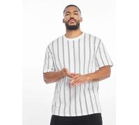 Urban Classics Herren Shirt 'Heavy Oversized AOP Stripe' schwarz / weiß, Größe L, 4299993 Schwarz / Weiß L