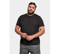 bequemes Urban Classics Herren T-Shirt Stretch Slim Fit 180 g/m² mit Baumwolle Schwarz 5XL