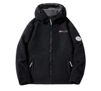 BERCIELY Langarm Jacke Herren Regular Fit Klassisch All-Match Jacke Herren Casual Mode Warm Kältejacke Herren Jugend Persönlichkeit Trend Outdoorjacke Herren C-Black XXL