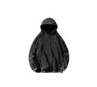 BERCIELY Sweatshirt Herren Einfarbig Kapuzenpullover Herren Elastizität Komfortabel Langärmeliges Sweatshirt Herren Jugend Modern Casual Pullover Hoodie Herren M-Black L