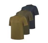 Beretta Herren T-Shirt 3er Set Corporate Green Stone, Ebony, FDE S