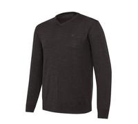 Beretta Merino V-Neck Sweater Brown Bark