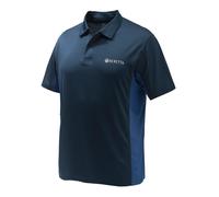 Beretta Unisex Flash Tech Polo Blue Total Eclipse S