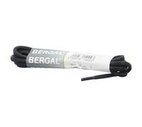 1 Paar Bergal Schnürsenkel schwarz - gewachst - rund - dick - Ø 3,0 mm (120 cm)
