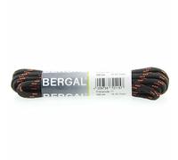 BERGAL 1 Paar Schnürsenkel schwarz/Hellbraun - rund - Kordel - dick - Ø 3,5 mm (180 cm)