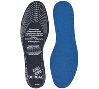 BERGAL AKTIVKOHLE 1 Paar Einlegesohlen gegen Schweißfüße für hygienisch frische Schuhe und Füße, Schuheinlagen zur Klimaregulierung, auch für Sport- und Arbeitsschuhe, handwaschbar und zuschneidbar