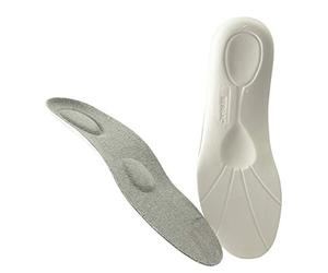 BERGAL Basic federleichte, polsternde Austauschsohle mit Aktivkohle, gegen Schweißfüße, für Hygiene und Komfort, anatomisch geformte Einlage für alle Freizeitschuhe und Sneaker, Gr. 37