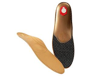 BERGAL EXCLUSIV Premium Leder-Fußbett mit Aktivkohle orthopädische Schuheinlagen, pflanzlich gegerbtes Leder mit Pelotte, Mittelfußstütze und Fersenkissen, gegen Schweißfüße, Gr. 40 Herren