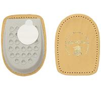 BERGAL Leather Cushion/Heel Comfort & Relief Fersenpolster aus Leder für Komfort und Entlastung, schwarz, 44/46 EU