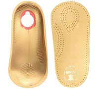 BERGAL Leather Insole Perfect Plus Unisex 3/4 Ultra Light Einlegesohle, Hellbraunes Leder, USM8/ EU41