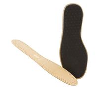 BERGAL Leder Aktiv - echtes Leder mit Aktivkohlefilter für Erwachsene und Kinder (Gr. 26-48) + Rema Einlagenbeutel (26, Braun)