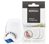 Bergal Magic Comfort Silikon-Pads, dünn, 1 Paar, transparent, selbstklebend, Fusspolster, Vorfußpolster, Gelpolster für mehr Komfort in Damen-Schuhen, rutschfest, one-size