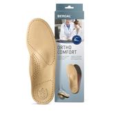 Bergal Ortho Comfort Einlegesohlen Fußbett mit echtem Leder Herren Gr. 42