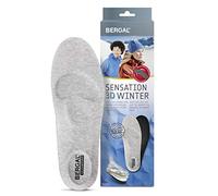 BERGAL Sensation 3D Winter - Die Wintersohle mit Memory Effekt Größe 36-46 + Rema Einlagenbeutel (44 EU)