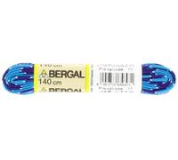 Bergal Sneaker Laces Schnürsenkel 10 mm breit verschiede Farben (140 cm, Türkis/Purple/Weiß 841)